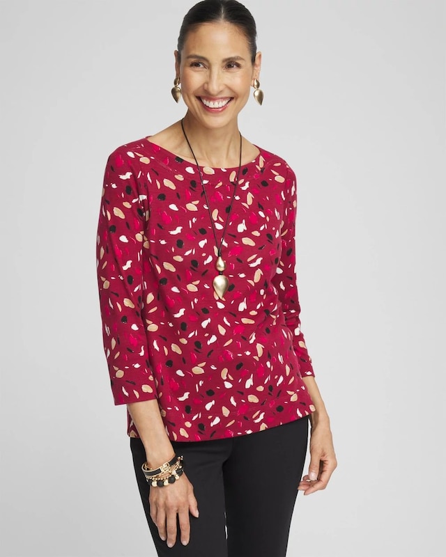 Spots 3/4 Sleeve Tee - image 1
